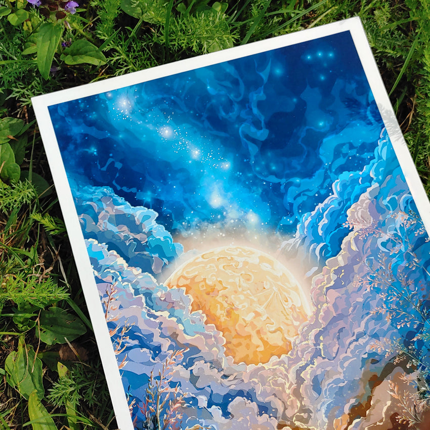 Kunstdruck Hingabe und Intuition