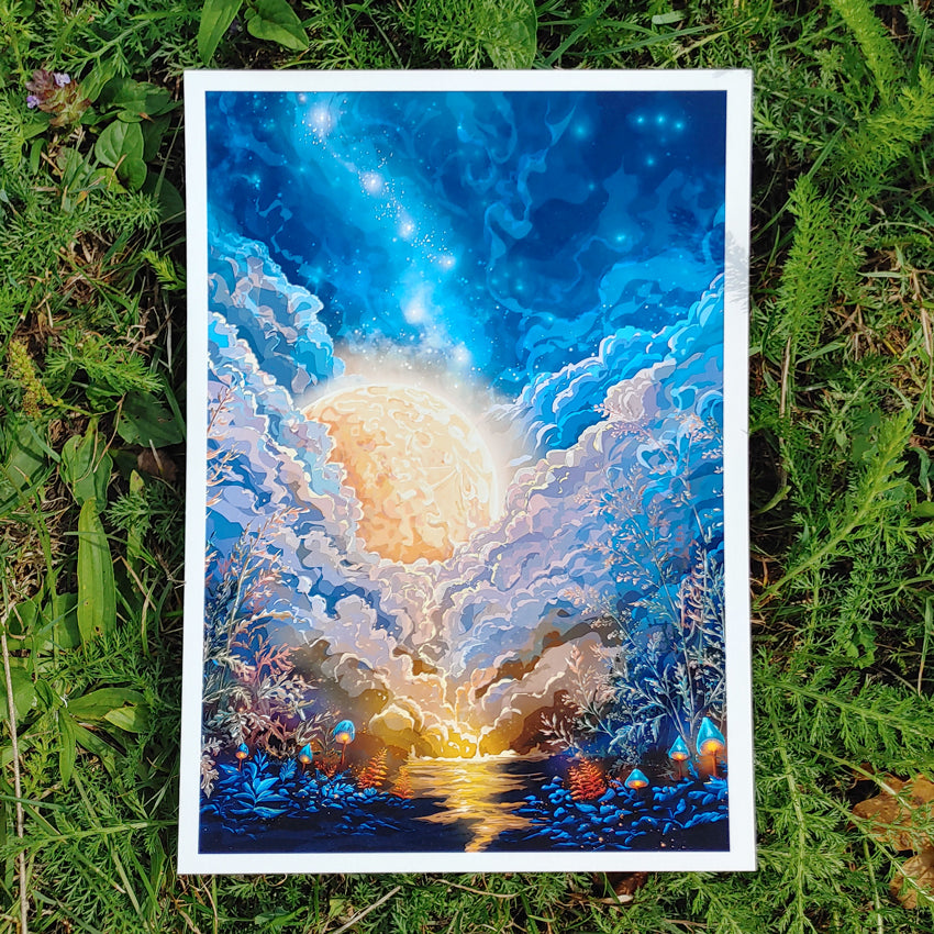 Kunstdruck Hingabe und Intuition