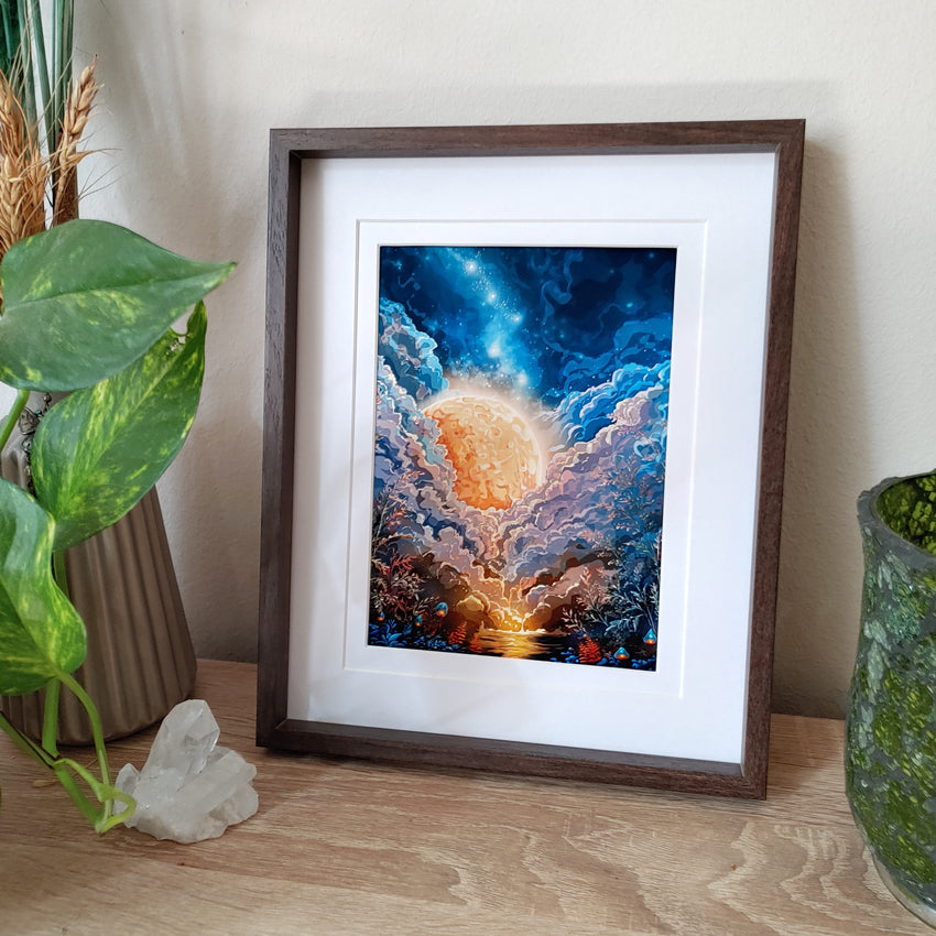 Kunstdruck Hingabe und Intuition