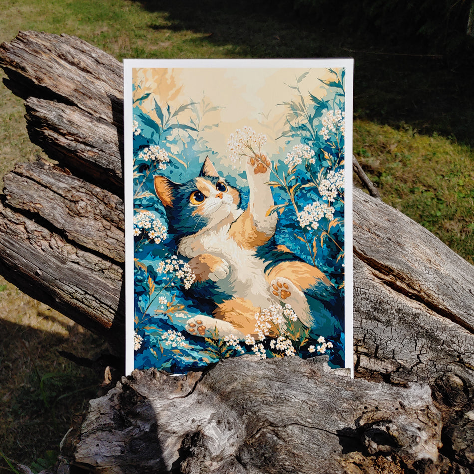 Kunstdruck Katze Vlay