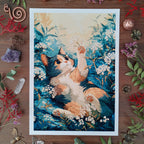 Kunstdruck Katze Vlay