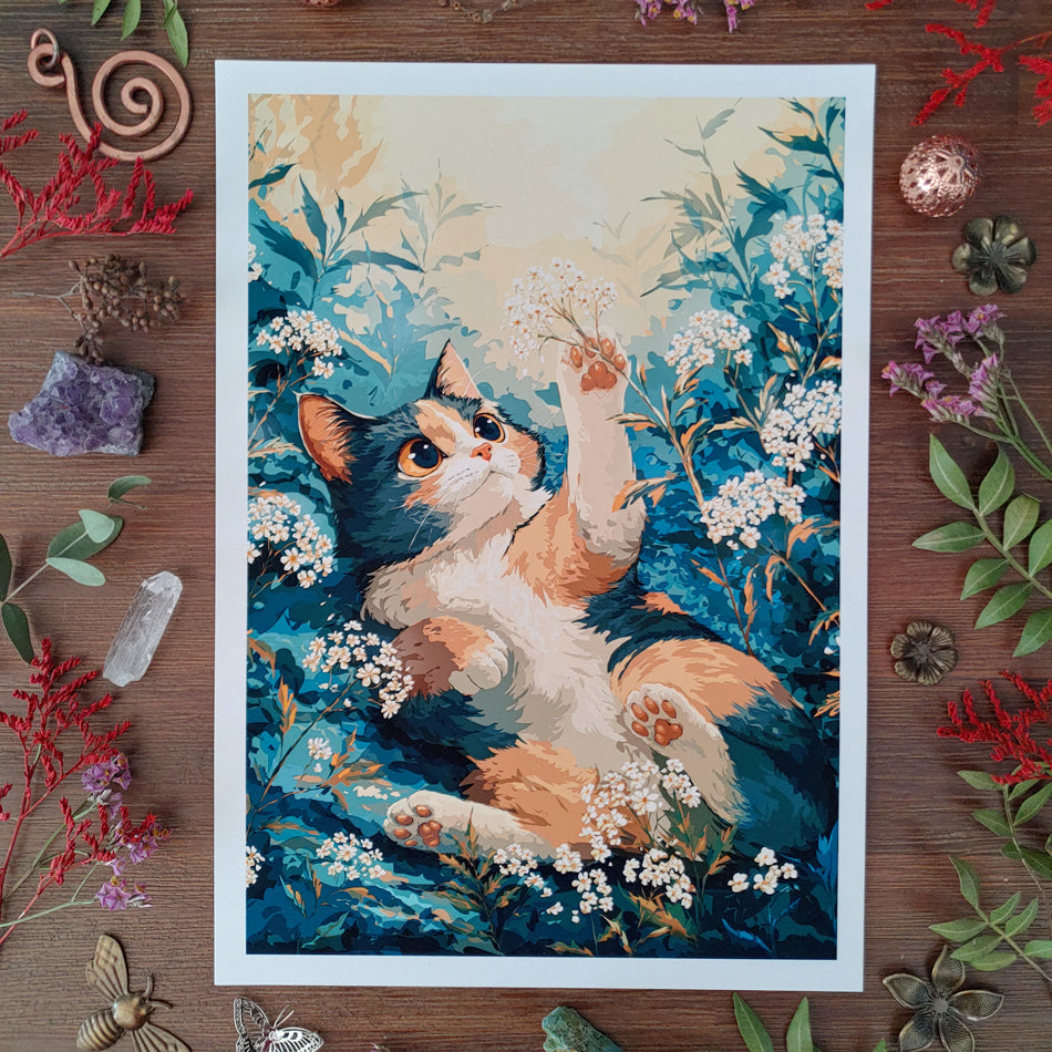Kunstdruck Katze Vlay