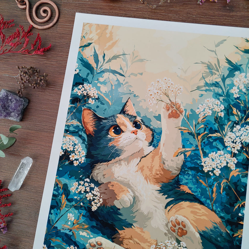 Kunstdruck Katze Vlay