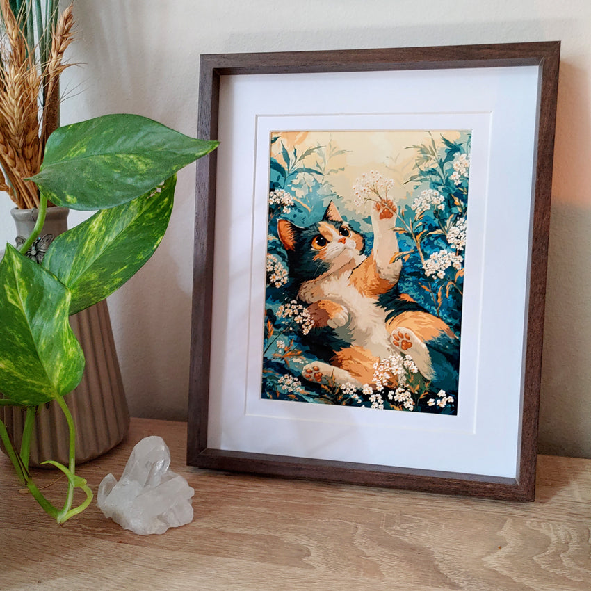 Kunstdruck Katze Vlay